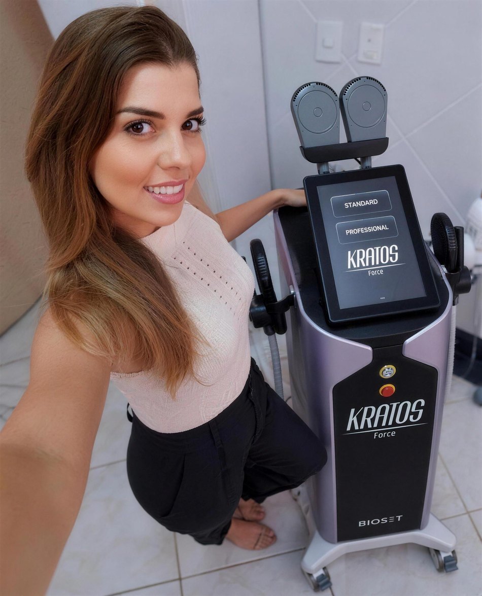 Fortalecimento muscular com Kratos HIFEM em Ribeirão Preto